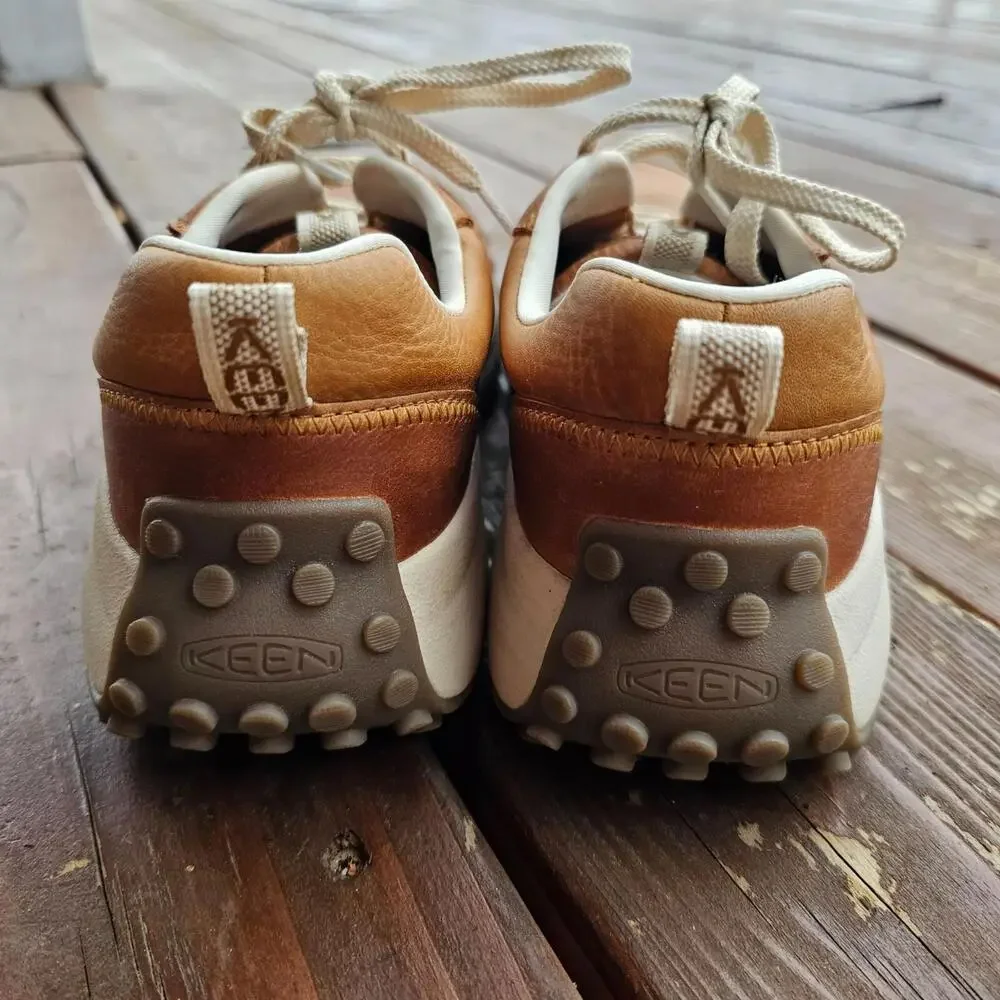 KEEN Women's Leather Trail Sneakers Size 8.5  Brown Lace-Up Athletic Outdoor - Picture 3 of 6